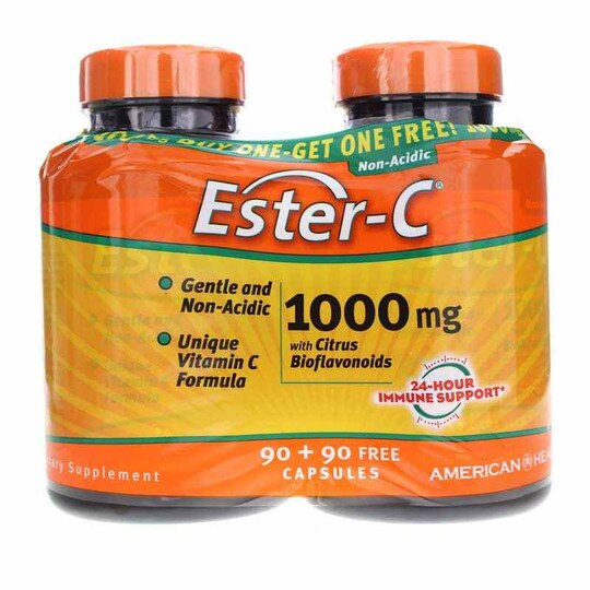 Ester-C 1000 Mg Capsules with Citrus Bioflavonoids, AH
